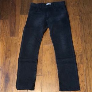 Uniqlo black faded slim straight jean 29x30